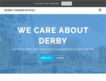 Tablet Screenshot of derbyconservatives.com